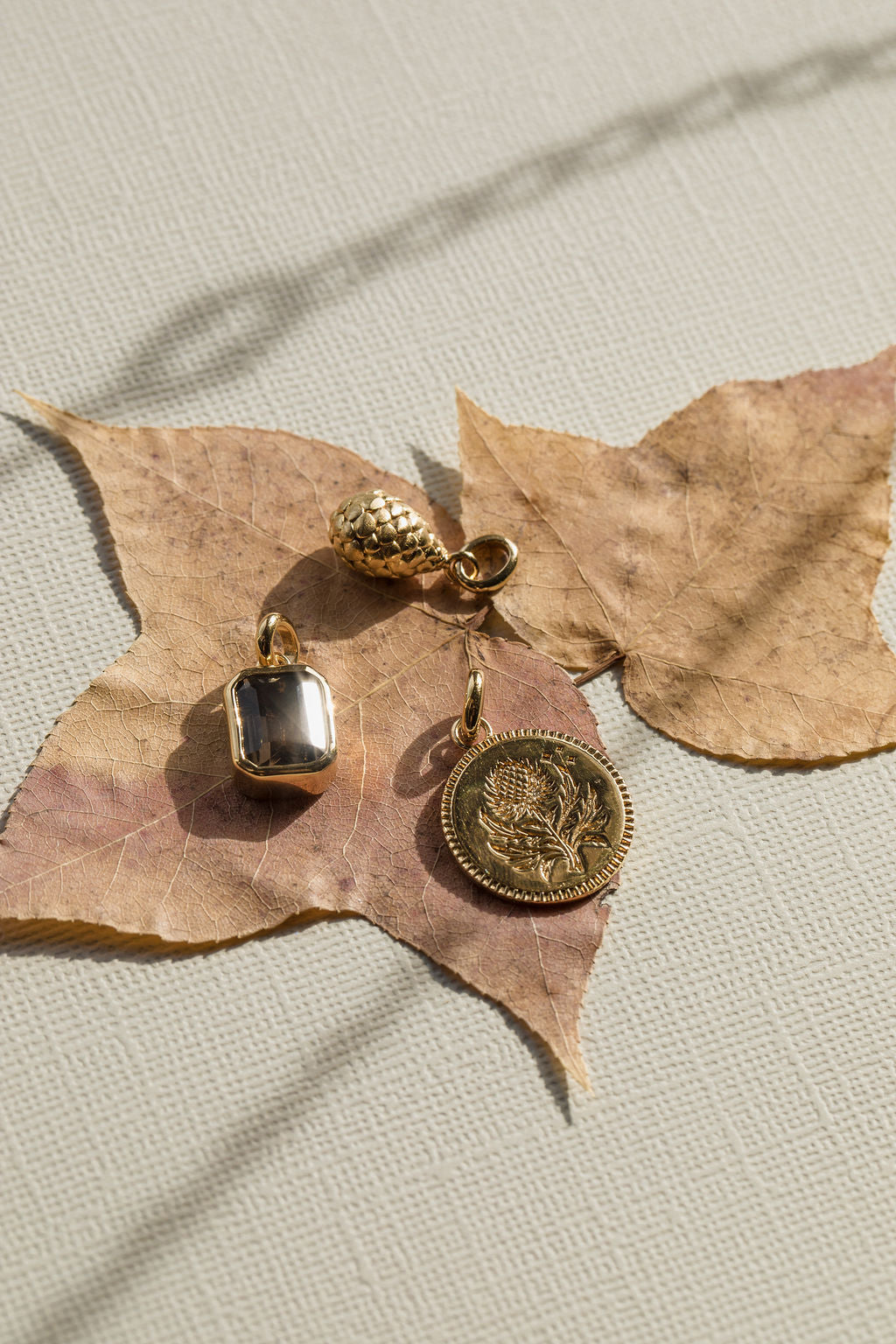 Smoky Quartz Charm Keepsake Charm Laura Bond Jewellery