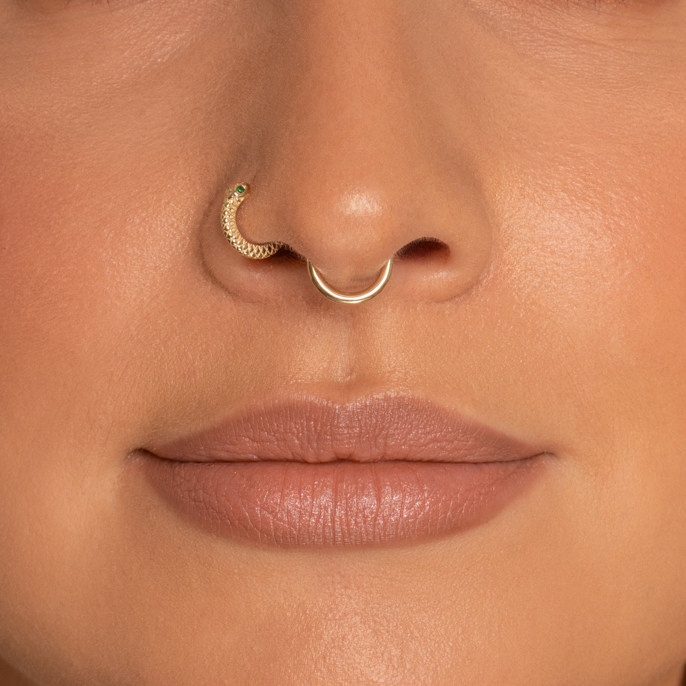 14k solid yellow gold 16g clicker hoop earring – Laura Bond