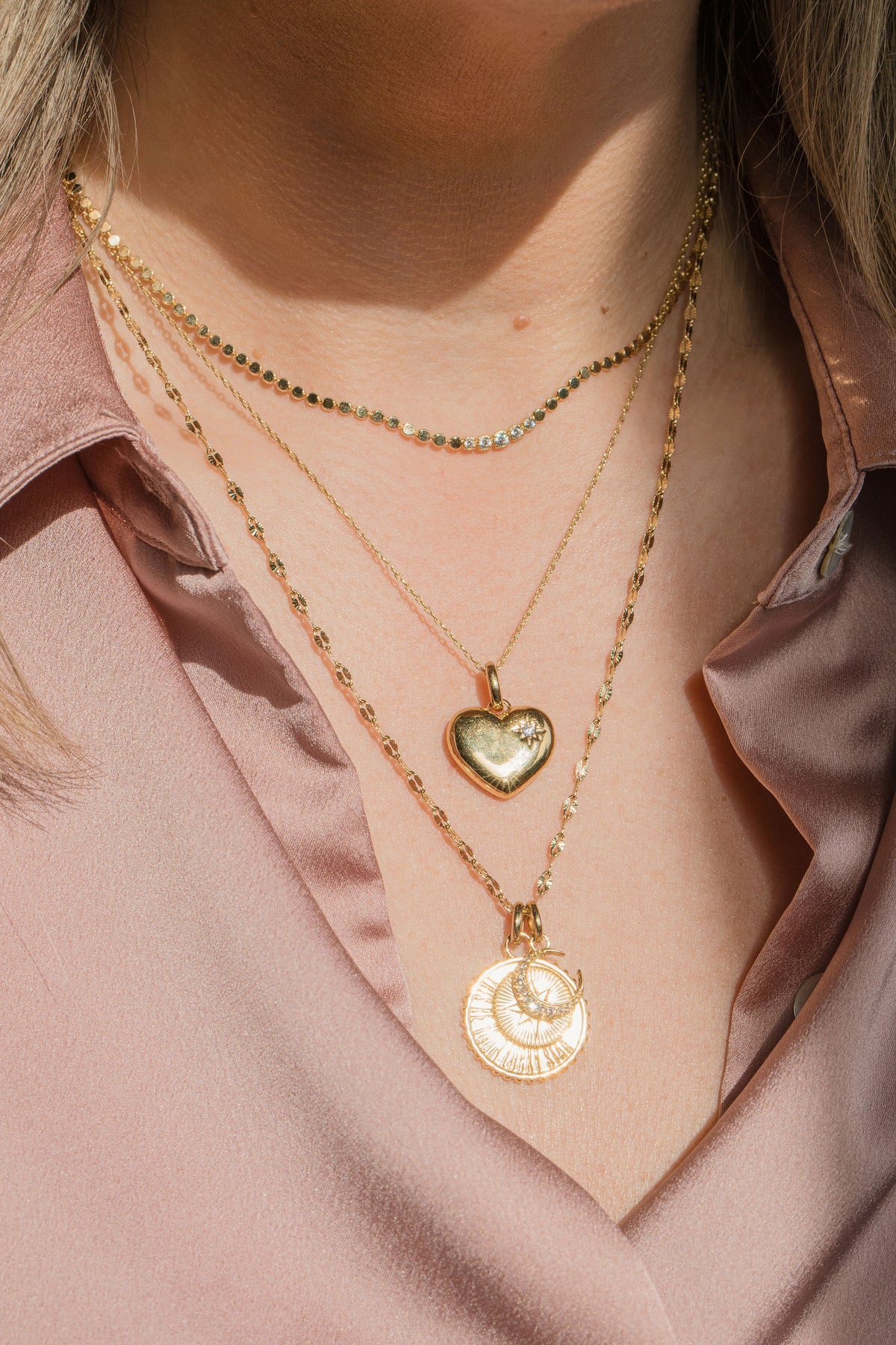 Antique Crescent Moon Charm Laura Bond Jewellery