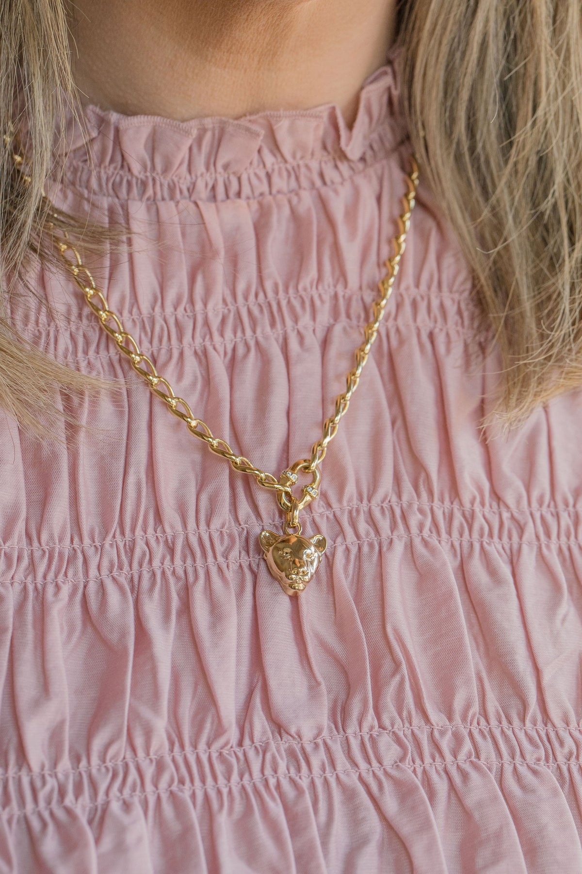 The Keepsake Marquise Link Necklace Chain Laura Bond Jewellery