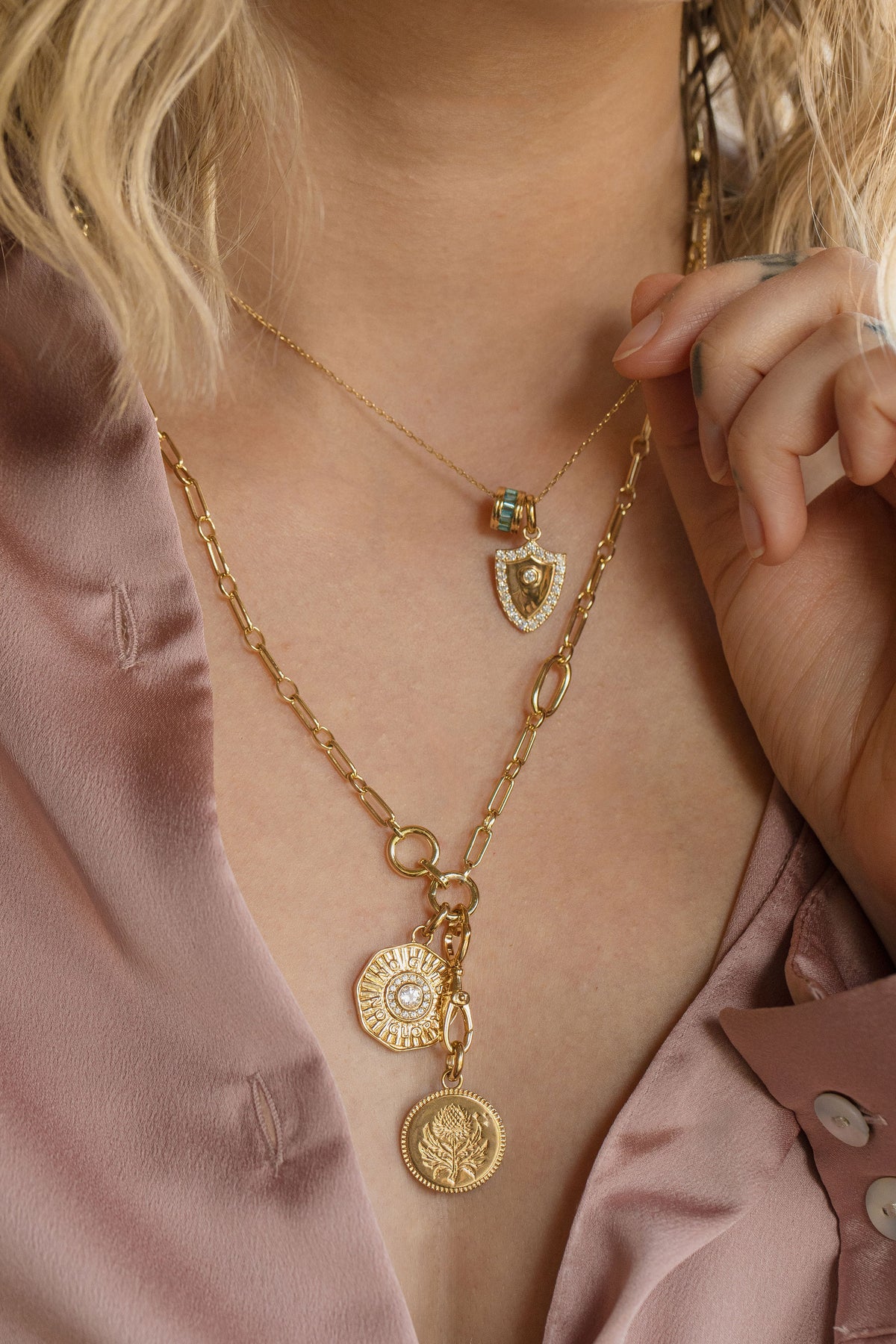 Fearless Medallion Charm Laura Bond Jewellery