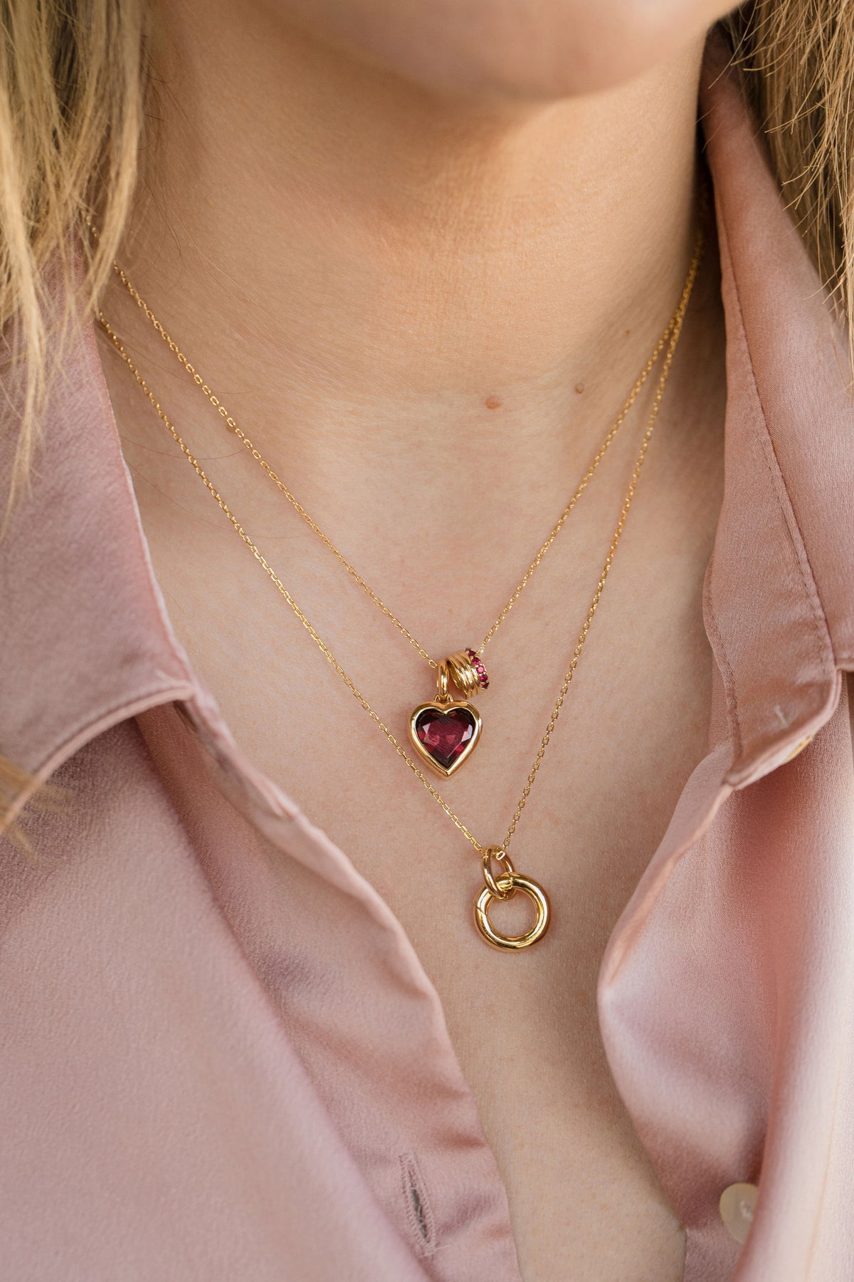 Charm Holder Necklace Laura Bond Jewellery