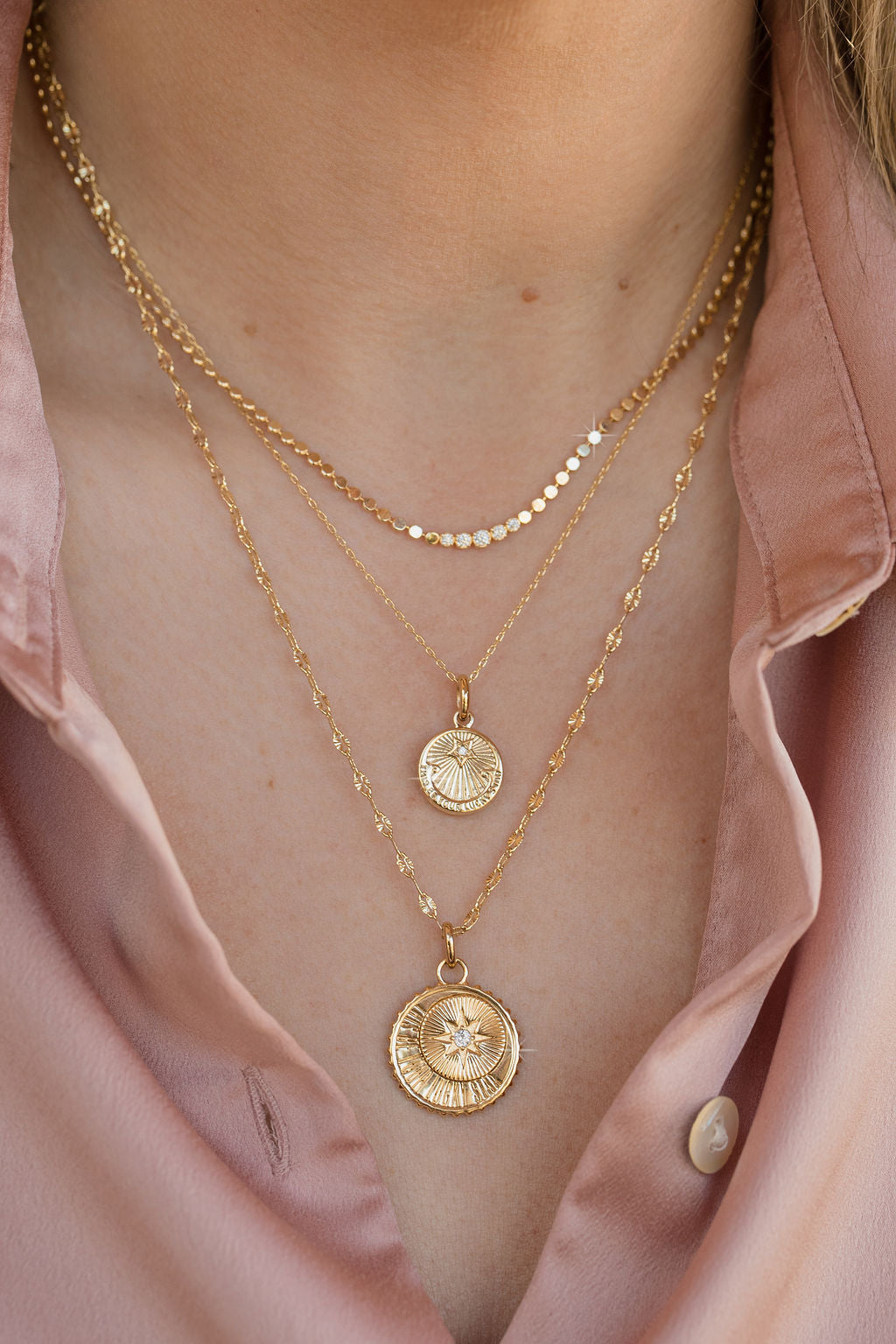 Lucky Star Charm Necklace Laura Bond Jewellery
