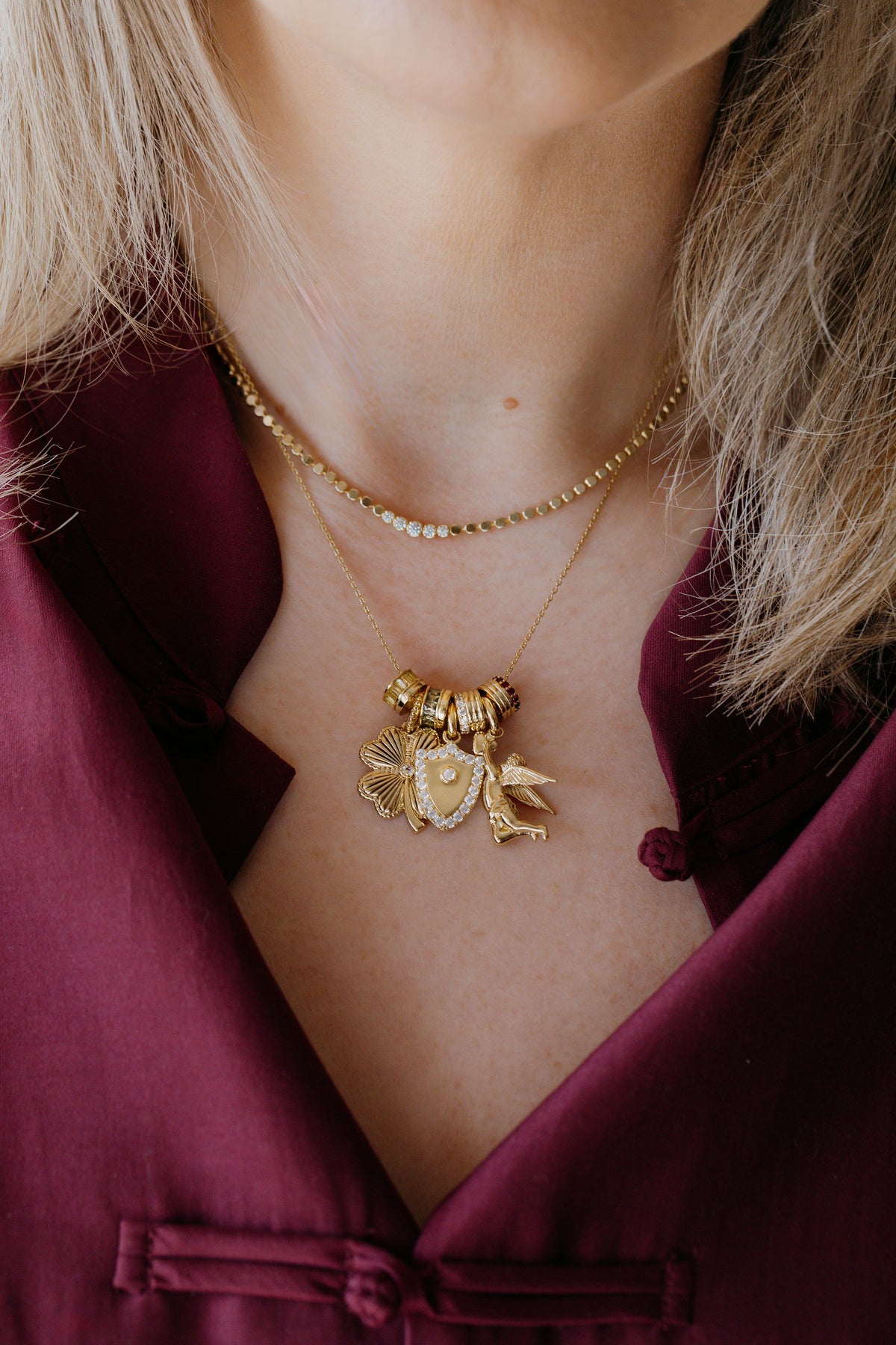 Shield Charm Laura Bond Jewellery