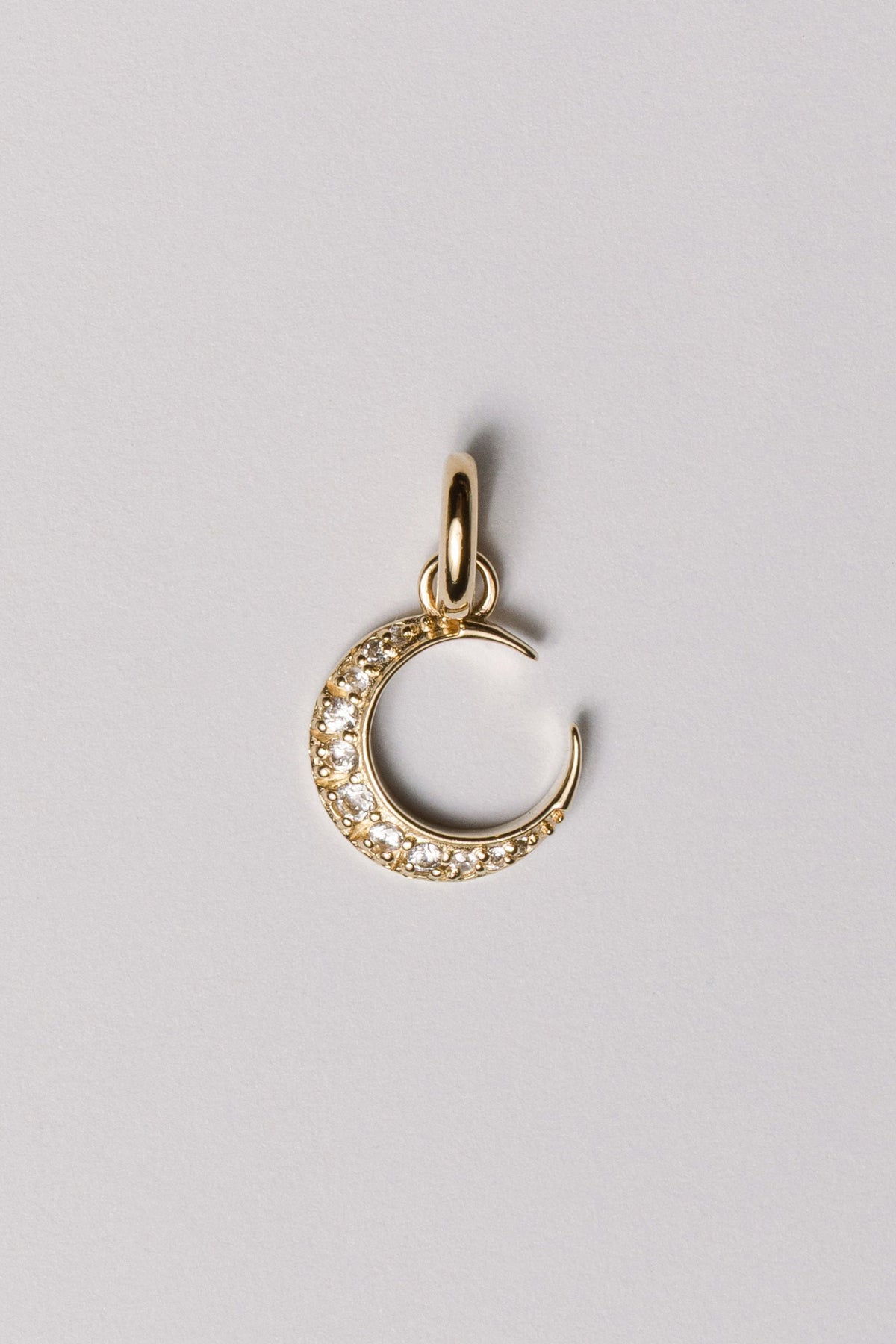 Antique Crescent Moon Charm Laura Bond Jewellery