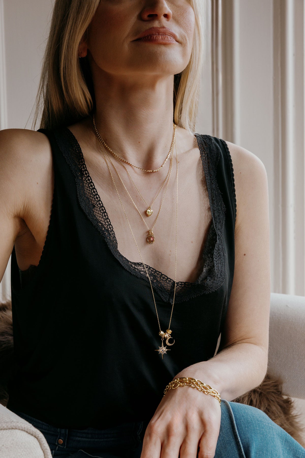 The Keepsake Trace Necklace Chain Laura Bond Jewellery