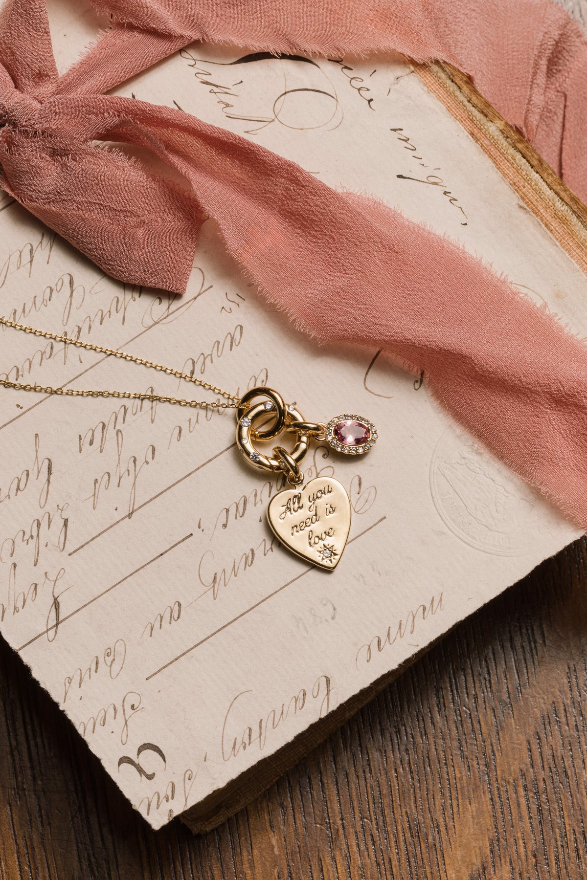 The Reminders: All You Need Is Love Charm Laura Bond Jewellery