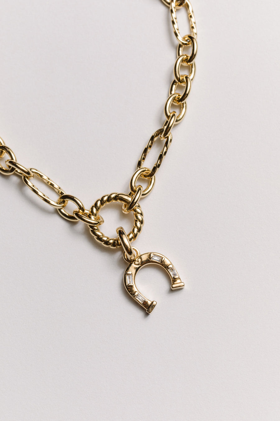 Lucky Horseshoe Charm Bracelet Laura Bond Jewellery