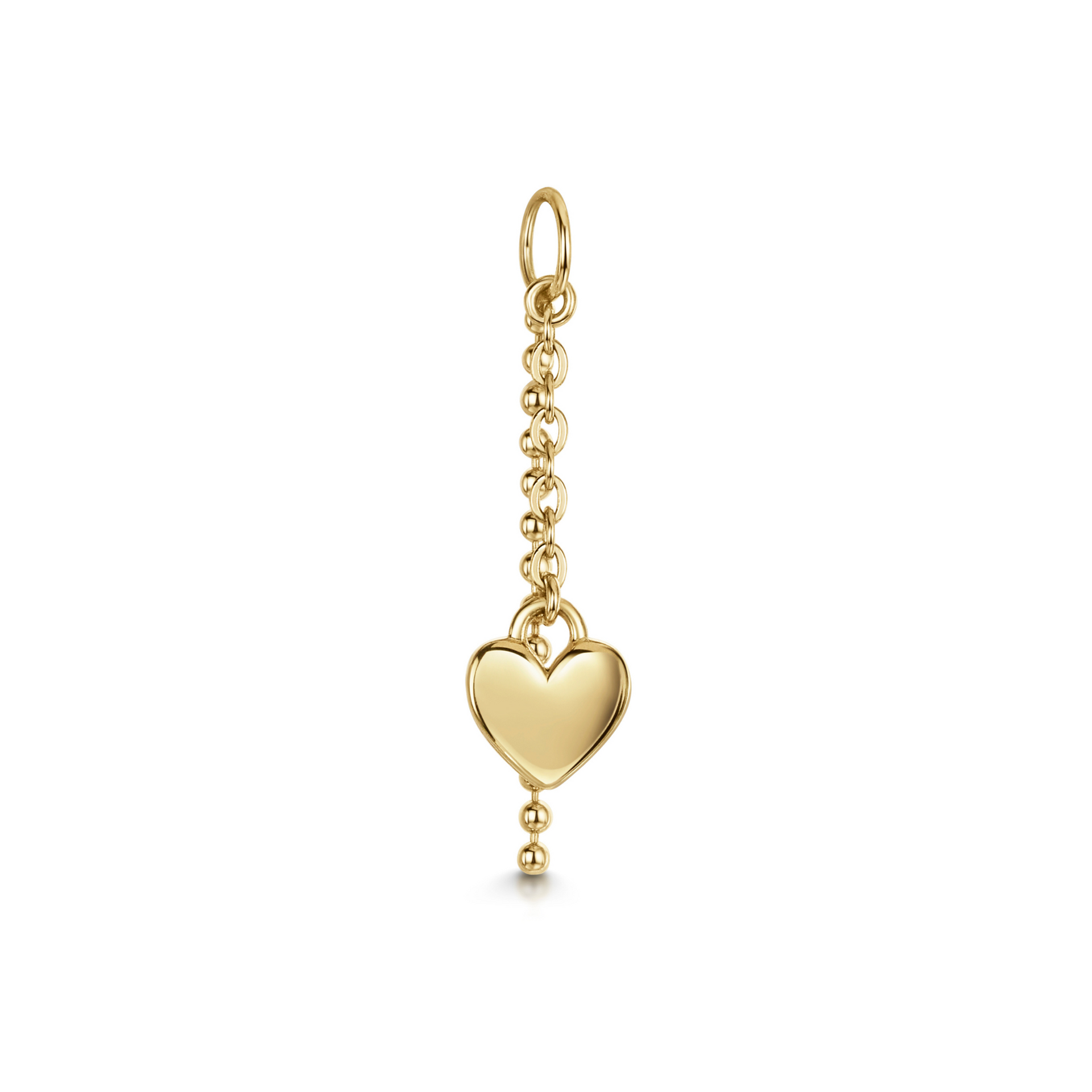 9k solid yellow gold Loved Up earring charm