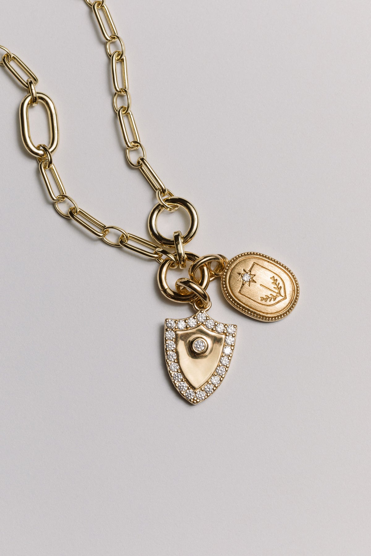 Shield Charm Laura Bond Jewellery