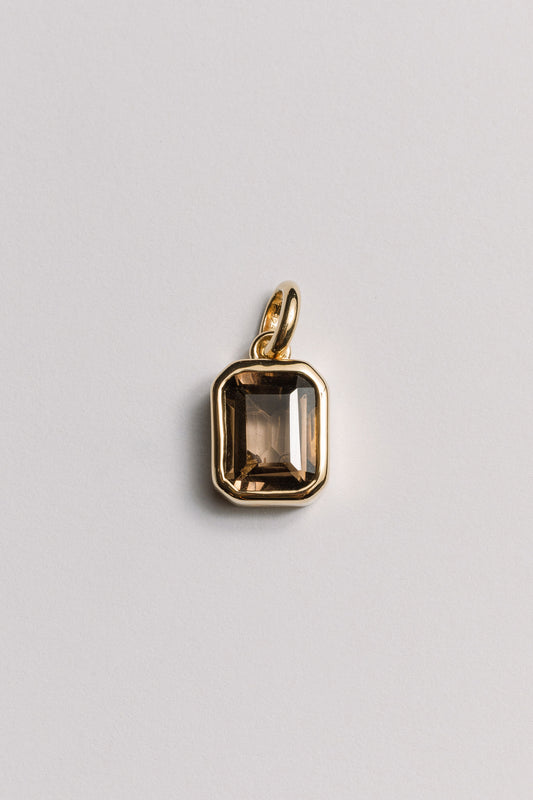 Smoky Quartz Charm Keepsake Charm Laura Bond Jewellery