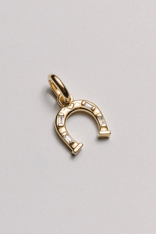 Lucky Horseshoe Charm Laura Bond Jewellery