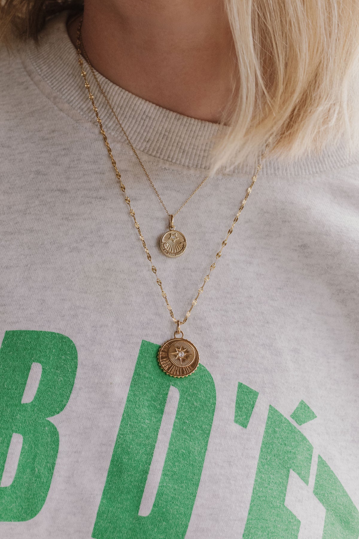 Lucky Star Charm Necklace Laura Bond Jewellery