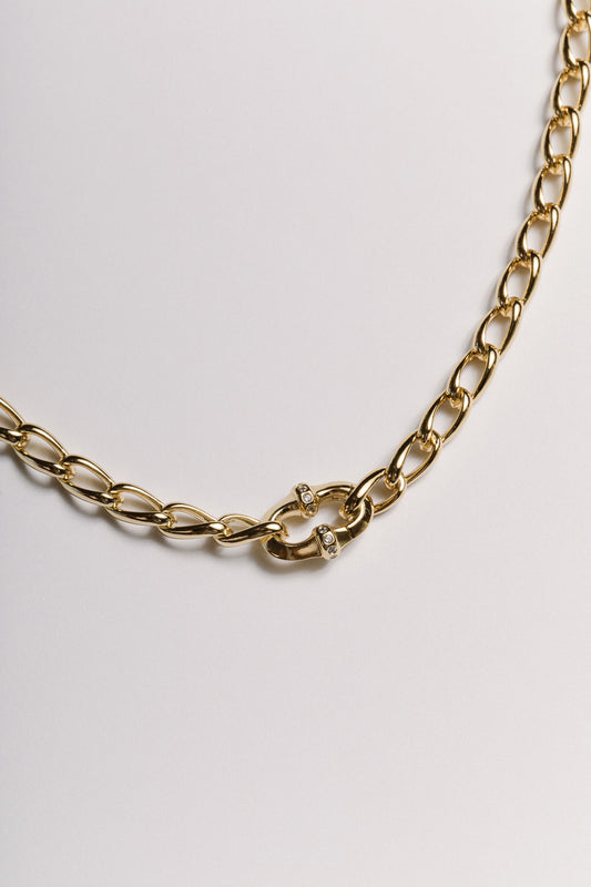 The Keepsake Marquise Link Necklace Chain Laura Bond Jewellery
