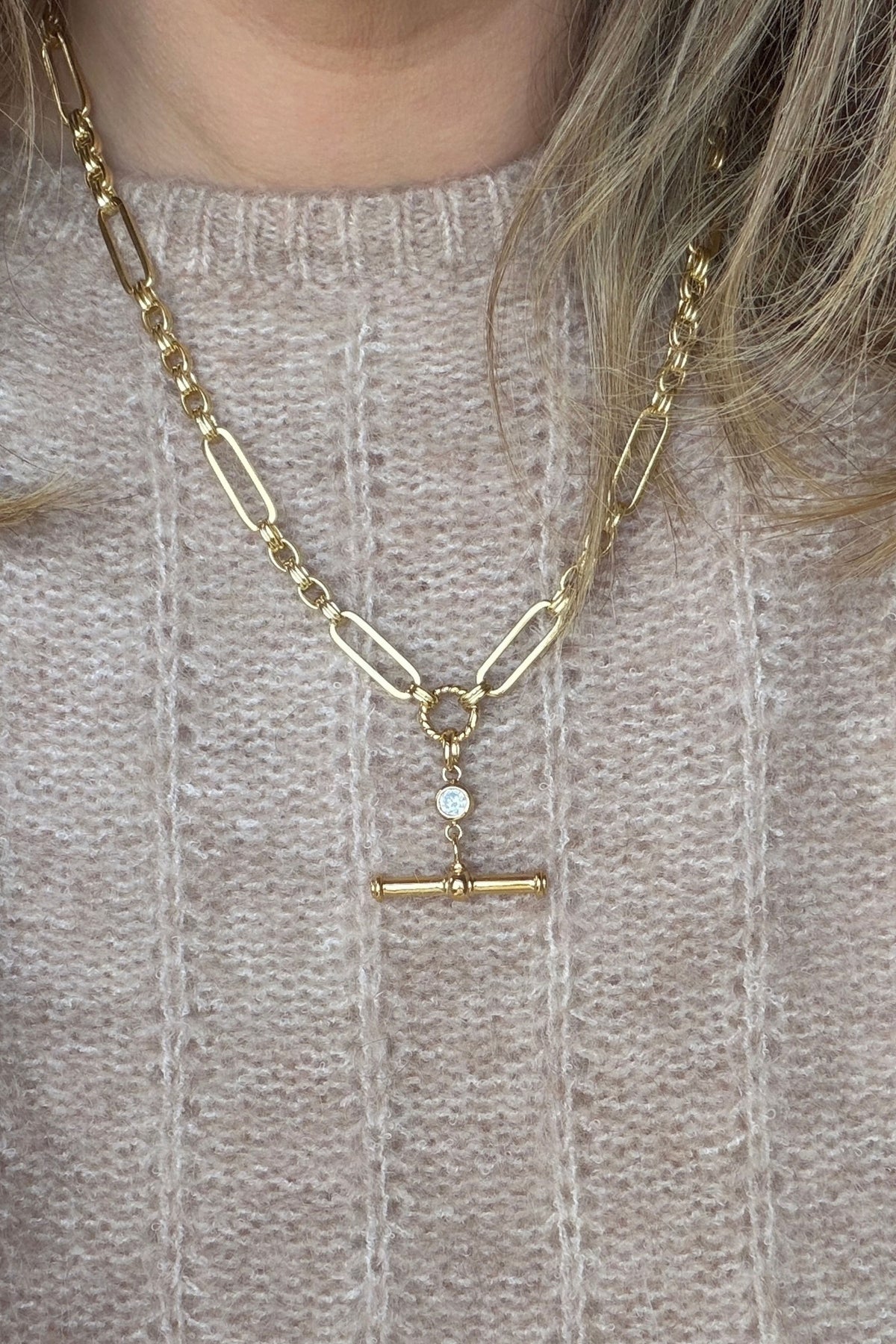 The Keepsake Watch Link Necklace Chain Laura Bond Jewellery