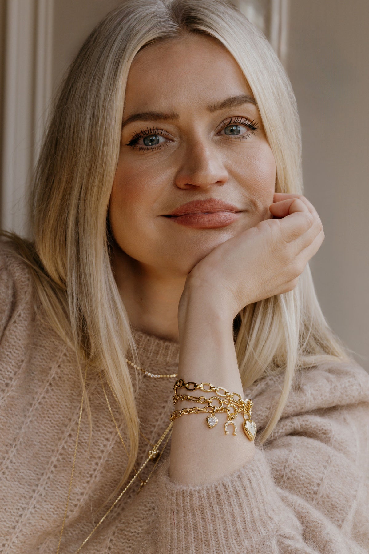 Lucky Horseshoe Charm Laura Bond Jewellery