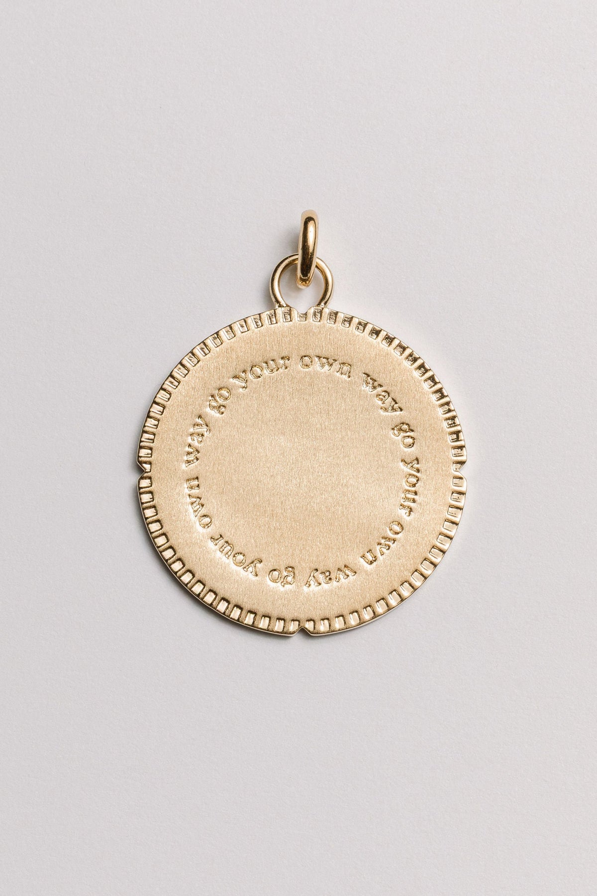 Wanderer Compass Medallion Charm Laura Bond Jewellery