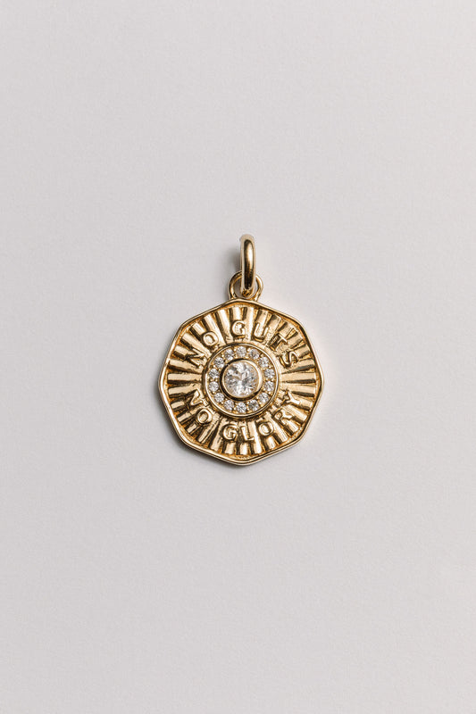 Fearless Medallion Charm Laura Bond Jewellery