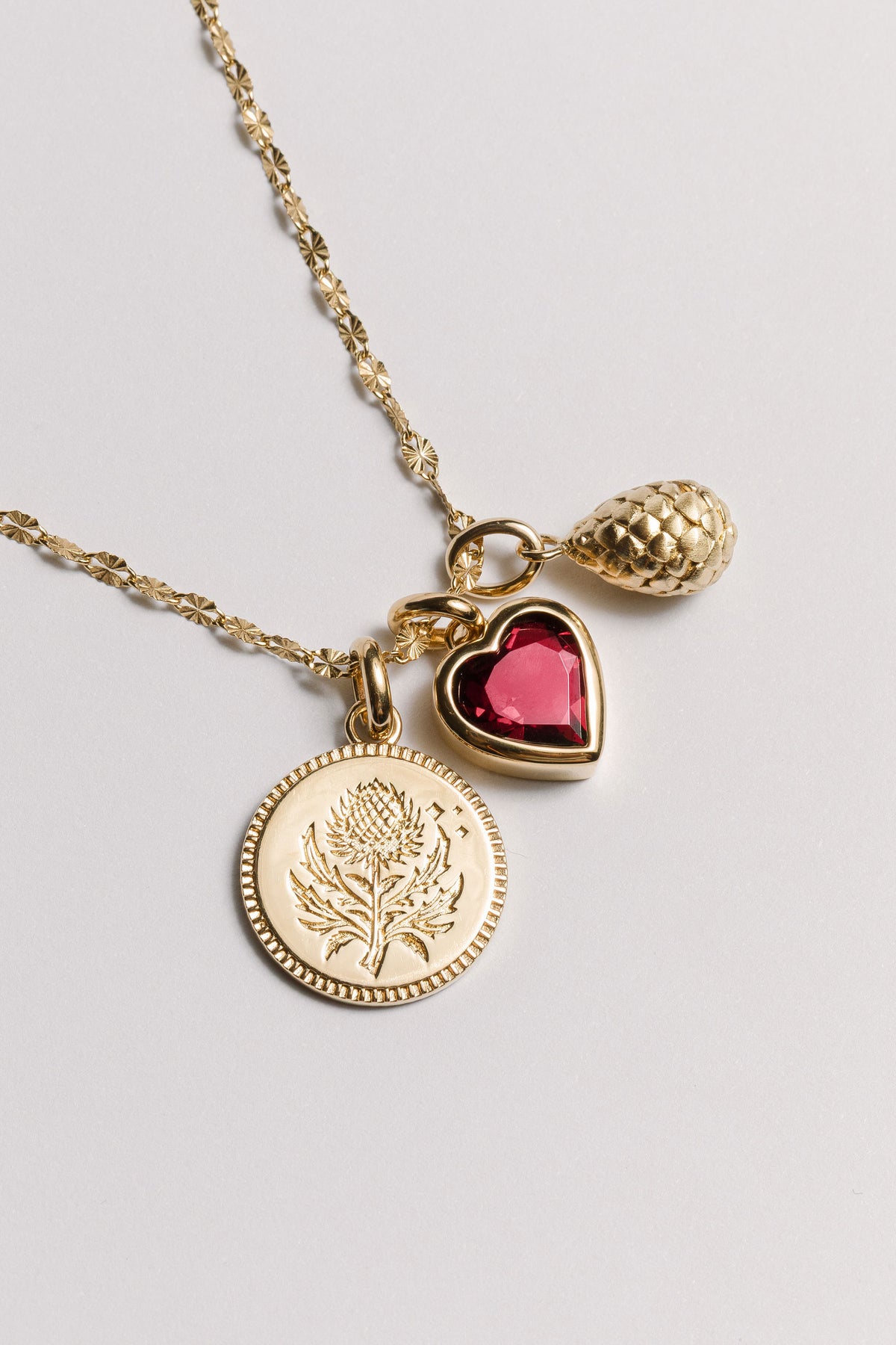 Scots Pinecone Charm Laura Bond Jewellery