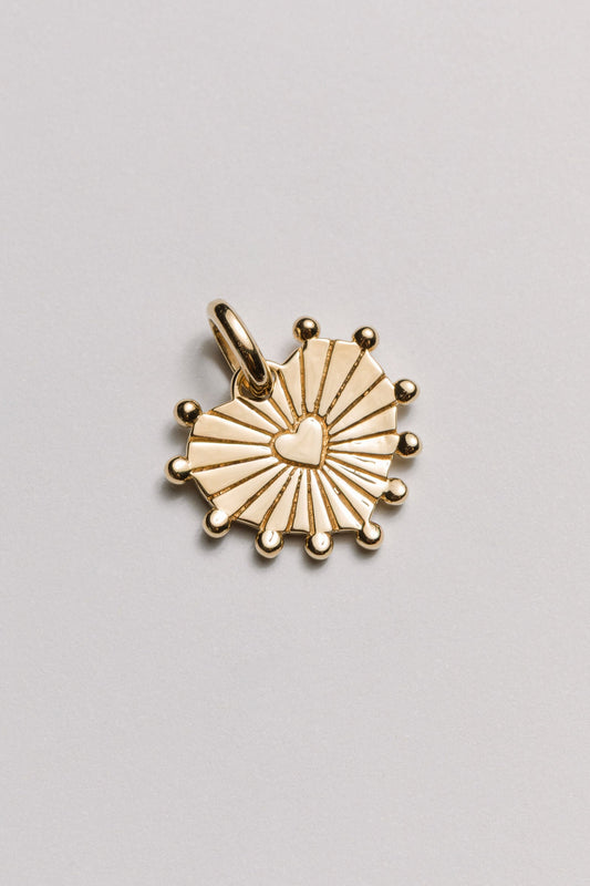 Radiant Heart Charm Laura Bond Jewellery