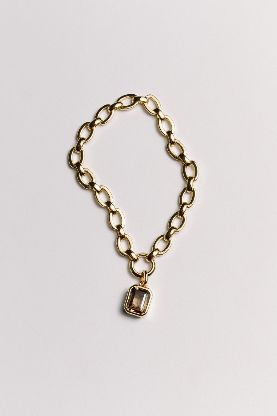 Smoky Quartz Charm Bracelet Laura Bond Jewellery