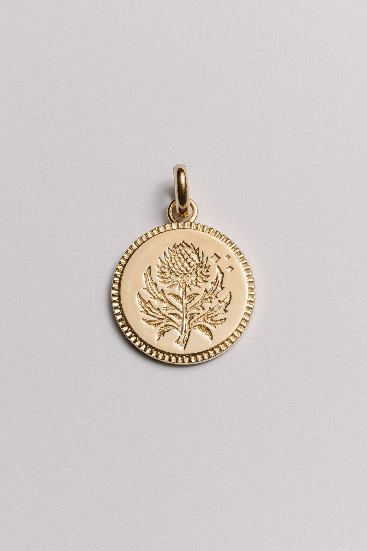 Caledonia Thistle Charm Laura Bond Jewellery
