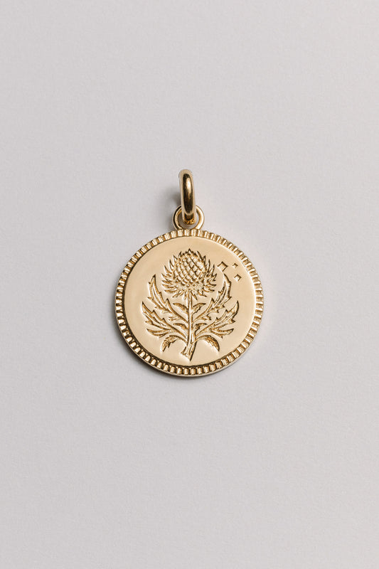 Caledonia Thistle Charm Laura Bond Jewellery
