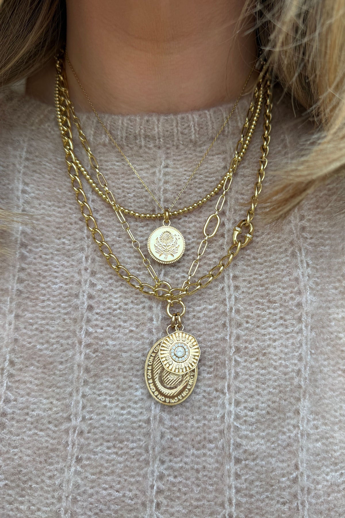 Caledonia Thistle Charm Laura Bond Jewellery