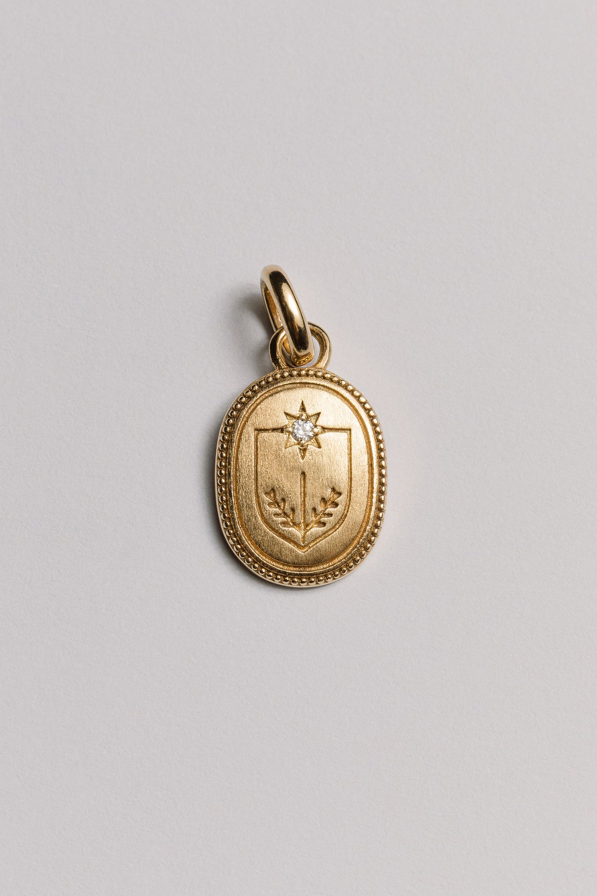 Diamond Guardian Crest Charm Laura Bond Jewellery