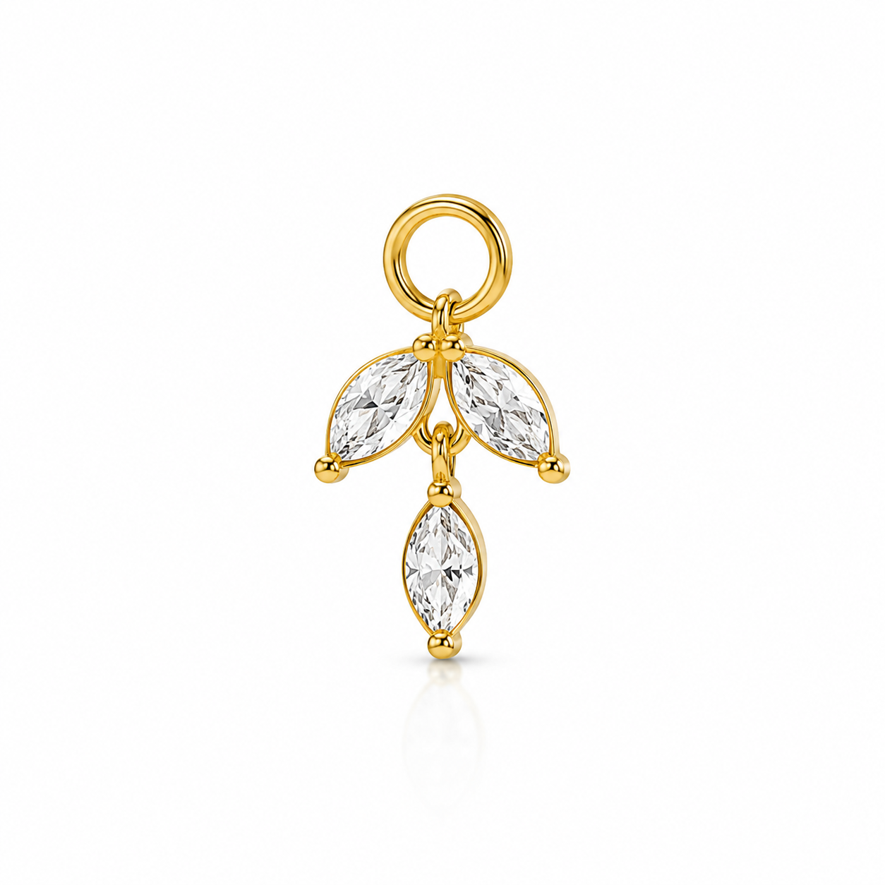 Laura Bond Jewellery 9k solid yellow gold Everbloom earring charm Earring Charms
