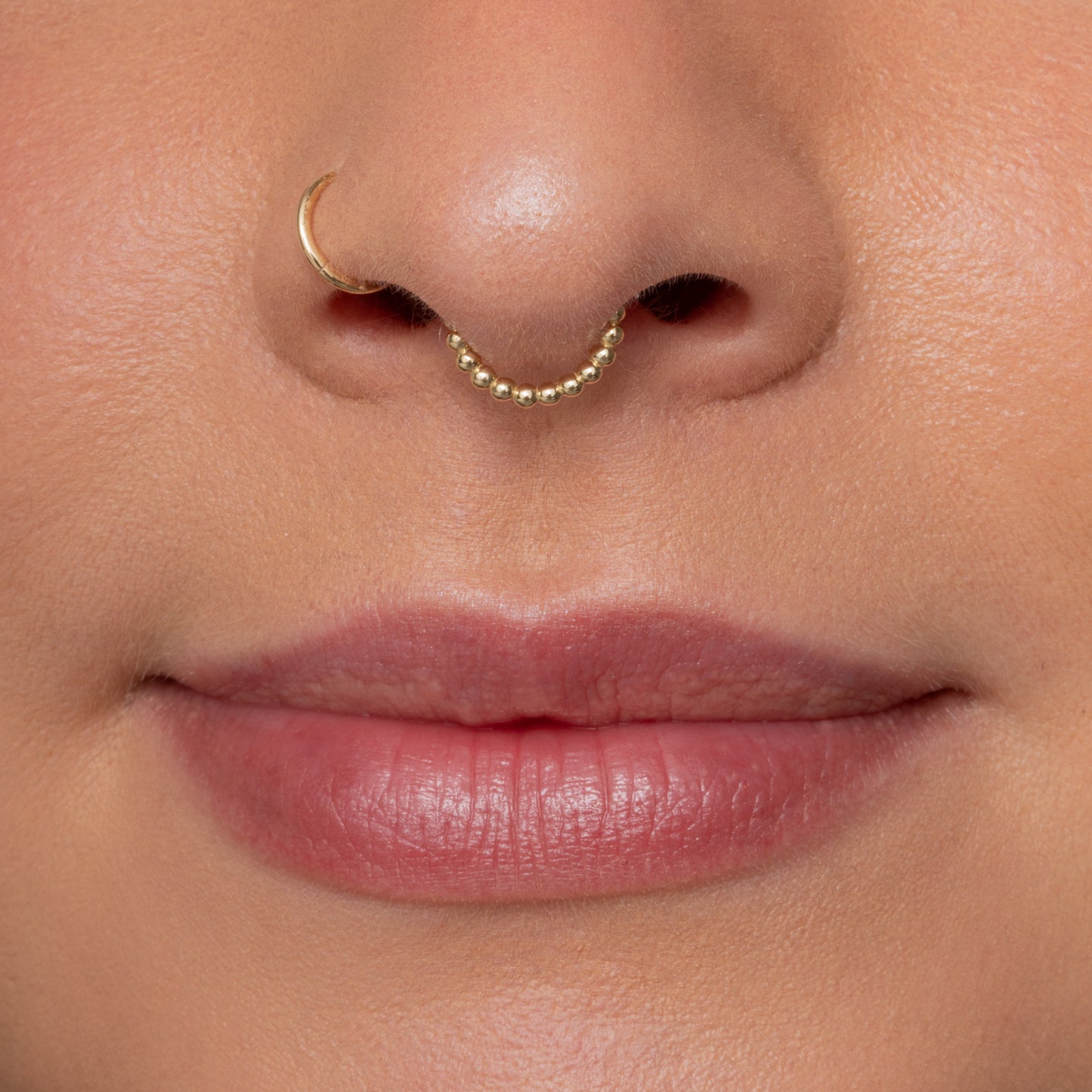 Laura Bond Jewellery Bold and Gold Edinburgh 14k solid yellow gold 18g clicker hoop earring Huggies and Hoops