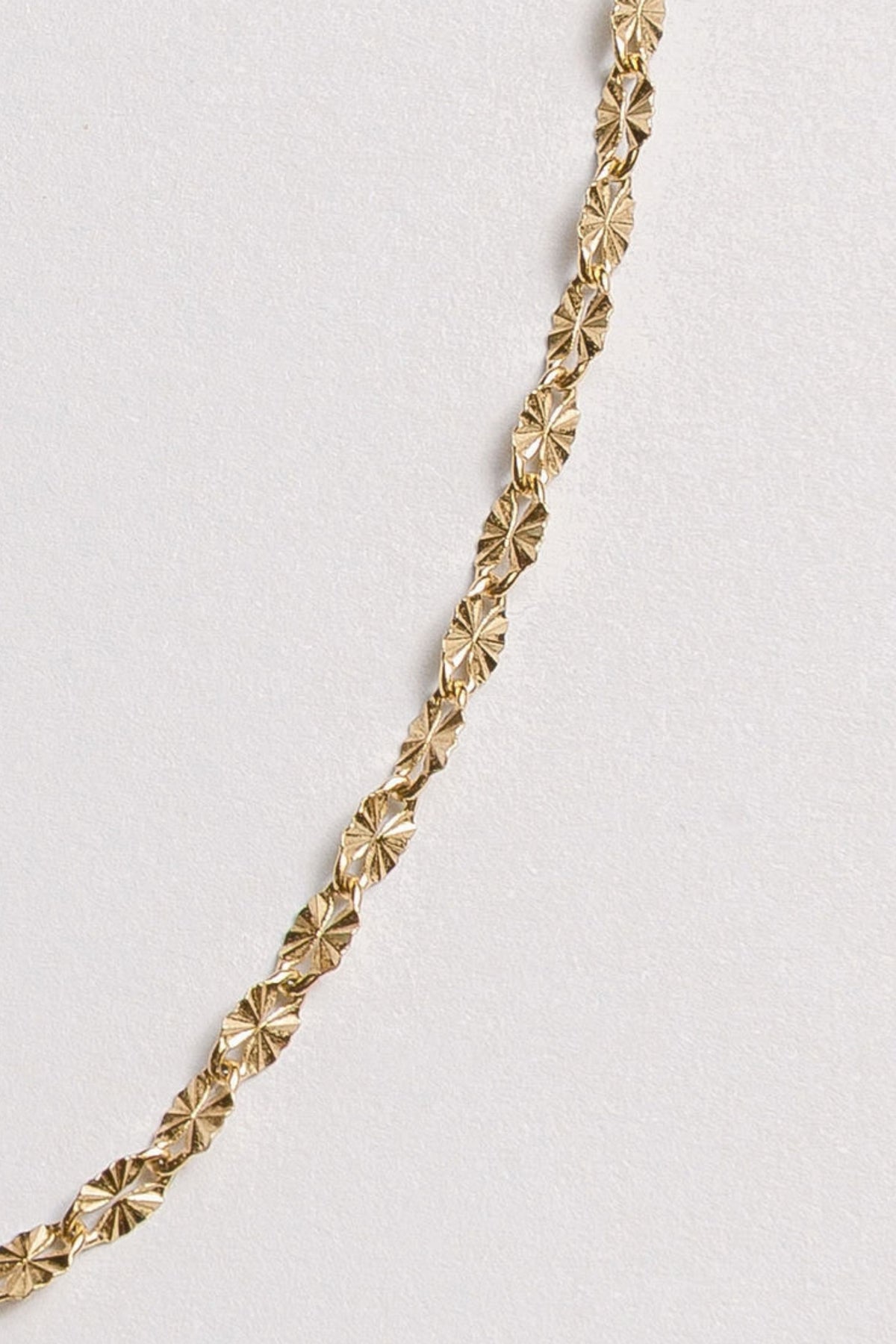 The Keepsake Diamond Cut Necklace Chain Laura Bond Jewellery