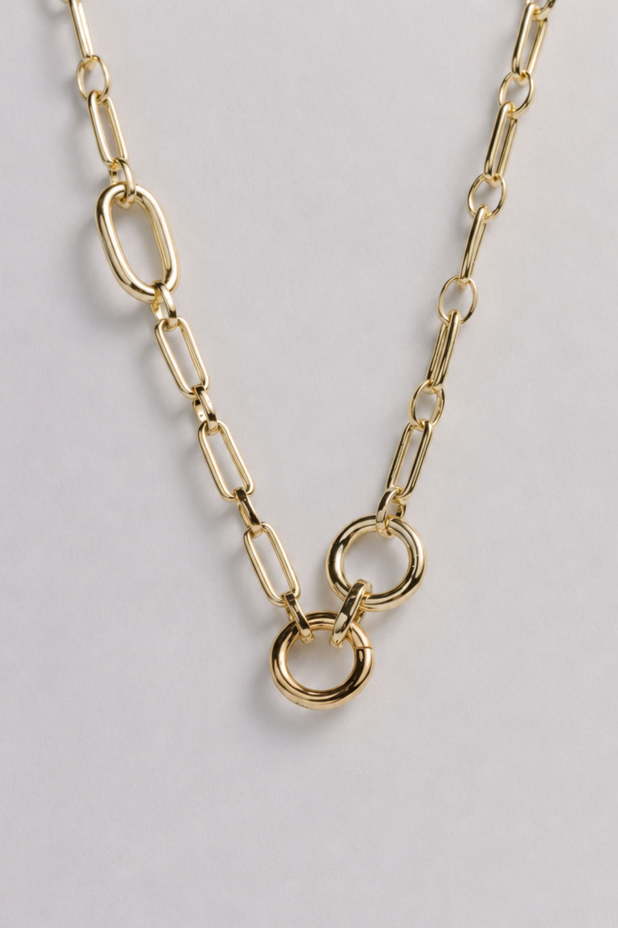 The Keepsake Paperclip Necklace Chain Laura Bond Jewellery