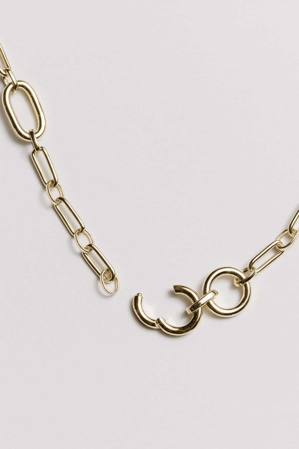 The Keepsake Paperclip Necklace Chain Laura Bond Jewellery
