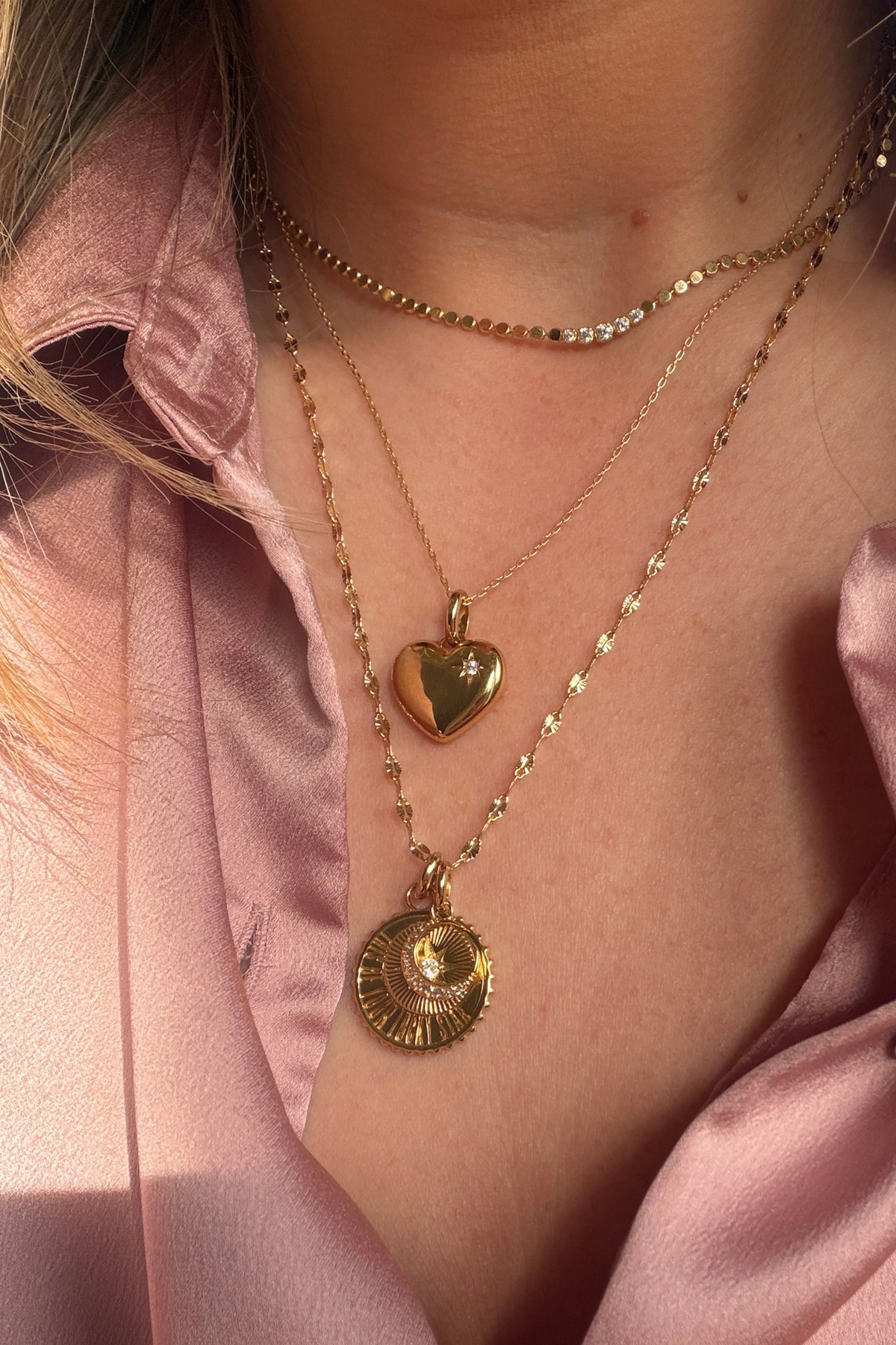 Puffy Heart Charm Laura Bond Jewellery