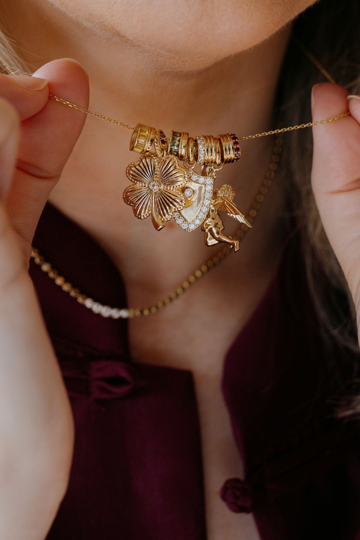 Four Leaf Clover Charm Laura Bond Jewellery