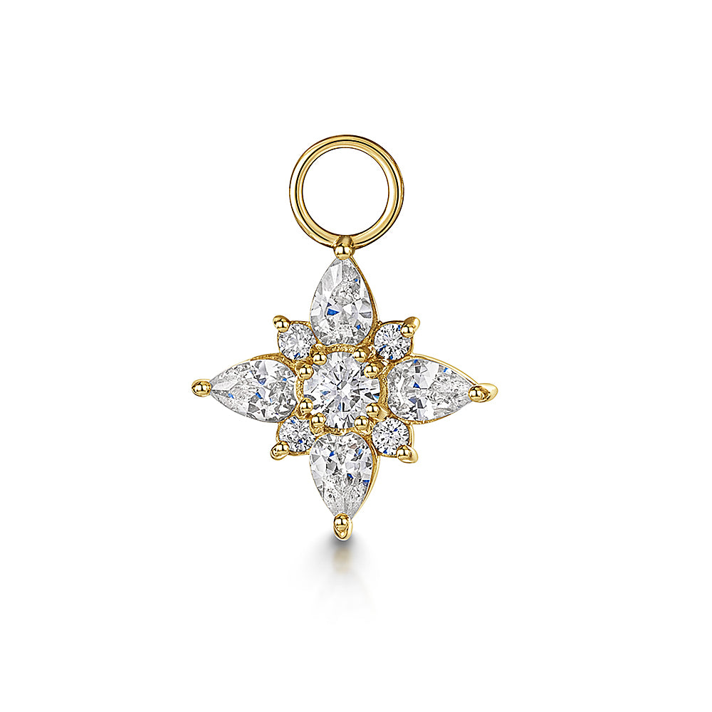 Laura Bond Jewellery Bold and Gold Edinburgh 9k solid yellow gold Guiding Light earring charm Chains and Charms
