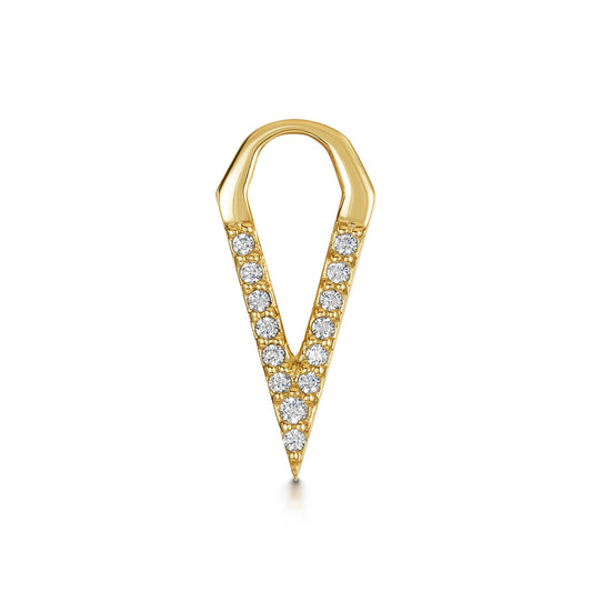 astrid miyu maria tash Charmed by Laura Bond - 9k solid yellow gold Shards of Light Chains and Charms Laura Bond