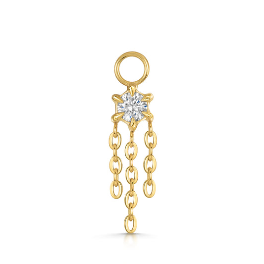 Laura Bond Charmed by Laura Bond - 9k solid yellow gold Siren earring charm Chains and Charms