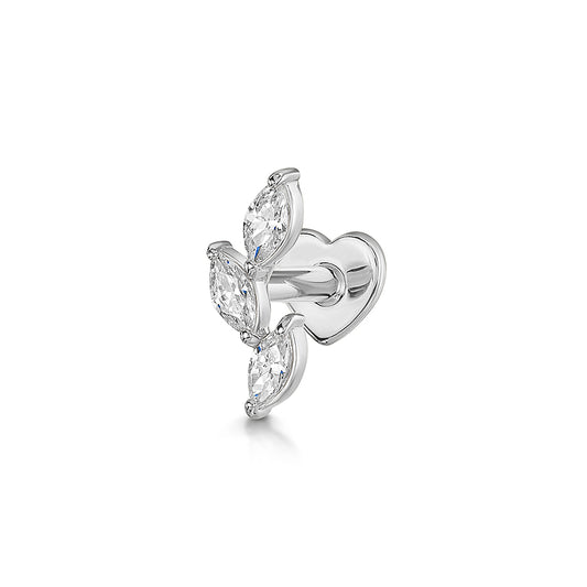 astrid miyu maria tash 9k solid white gold cascade stud Cartilage Studs Laura Bond