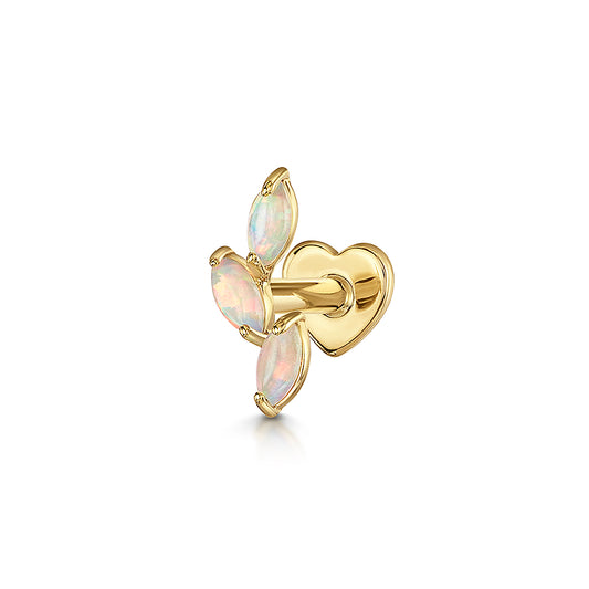 astrid miyu maria tash 14k solid yellow gold opal cascade stud Cartilage Studs Laura Bond